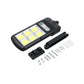 Set 4 x proiector solar 6 celule,120 LED-uri COB ,cu senzor de miscare, sistem prindere inclus