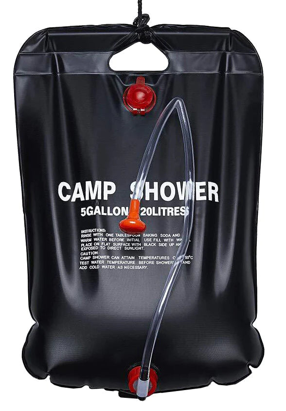 Dus portabil pentru camping, PVC, reglabil, capacitate 20 litri