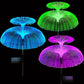 SET 2X LAMPA SOLARA TIP PALMIER CU FLOARE DUBLA RGB