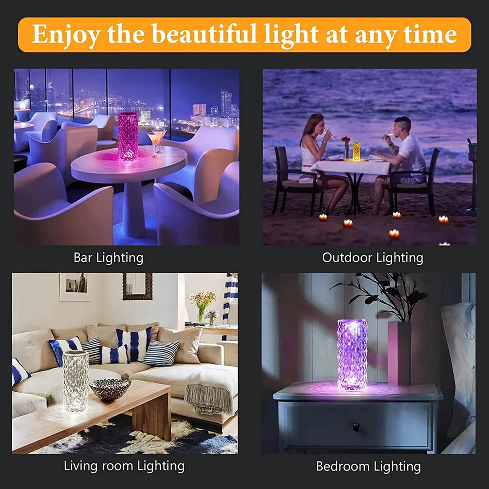 LAMPA LED Cristal Ambientala CRYSTALSHINE