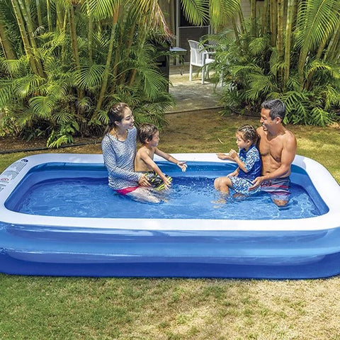 Piscina gonflabila, 201 x 150 x 51 cm, 2 inele, Family Pool XXL