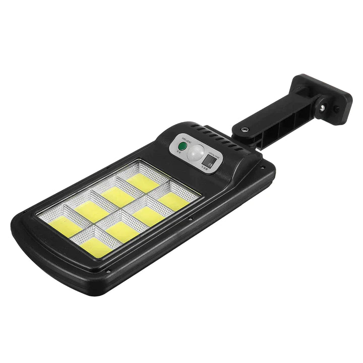 Set 4 x proiector solar 6 celule,120 LED-uri COB ,cu senzor de miscare, sistem prindere inclus