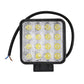 Set 4 proiectoare 16 LED 48W auto OFF-ROAD, IP 67