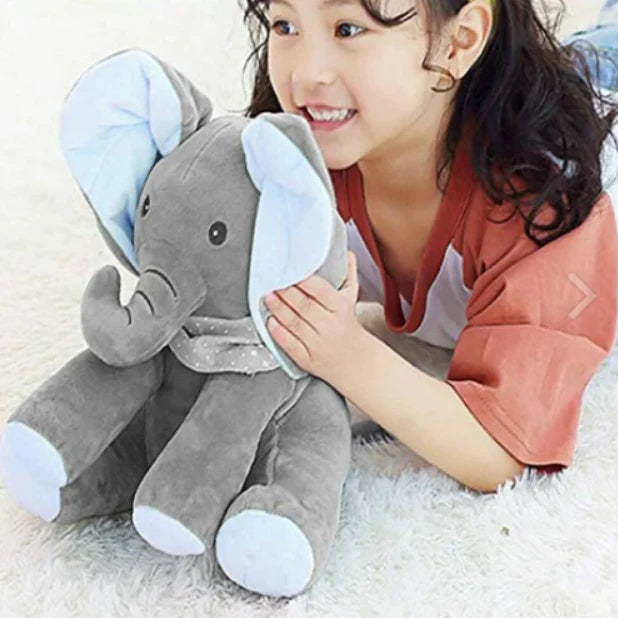 Elefant interactiv din plus - vorbeste, canta si flutura urechile - Peek a Boo