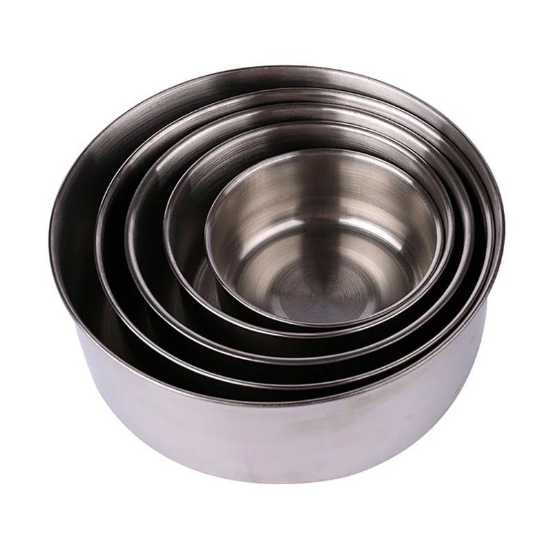 SET 5X CASEROLE DEPOZITARE ALIMENTE DIN INOX