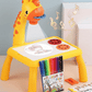 Tabla de desenat cu proiector holografic 3 diapozitive, Girafa