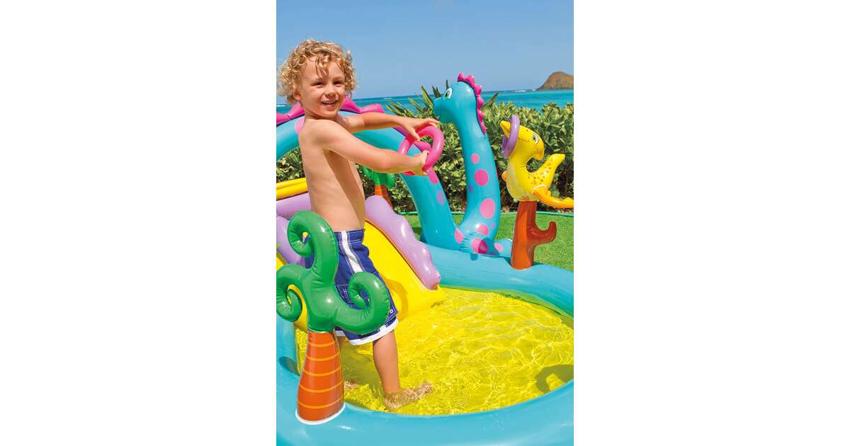 Piscina de aventură INTEX Dinoland 333 x 229 x 112 cm