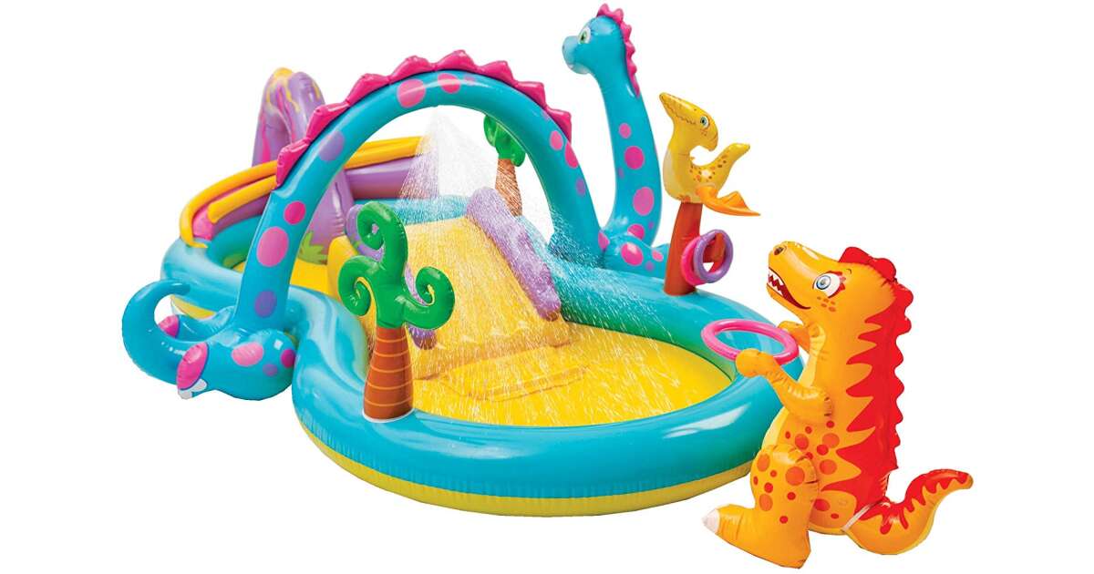 Piscina de aventură INTEX Dinoland 333 x 229 x 112 cm