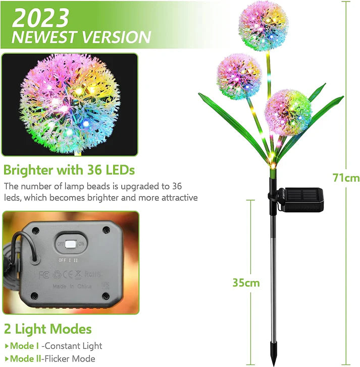 Set 2 x Lampa Solara Dandelion