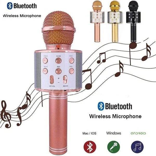 Microfon karaoke wireless bluetooth WS-858