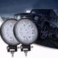 Set 2x proiectoare rotunde 27W (17 mm), 9 Led-uri